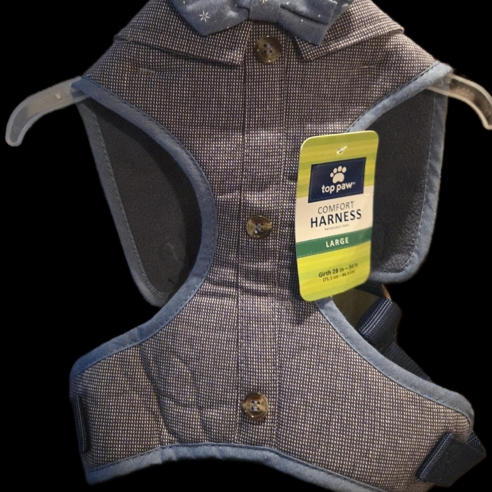 Top Paw Harness With Bow-Size LG NWT